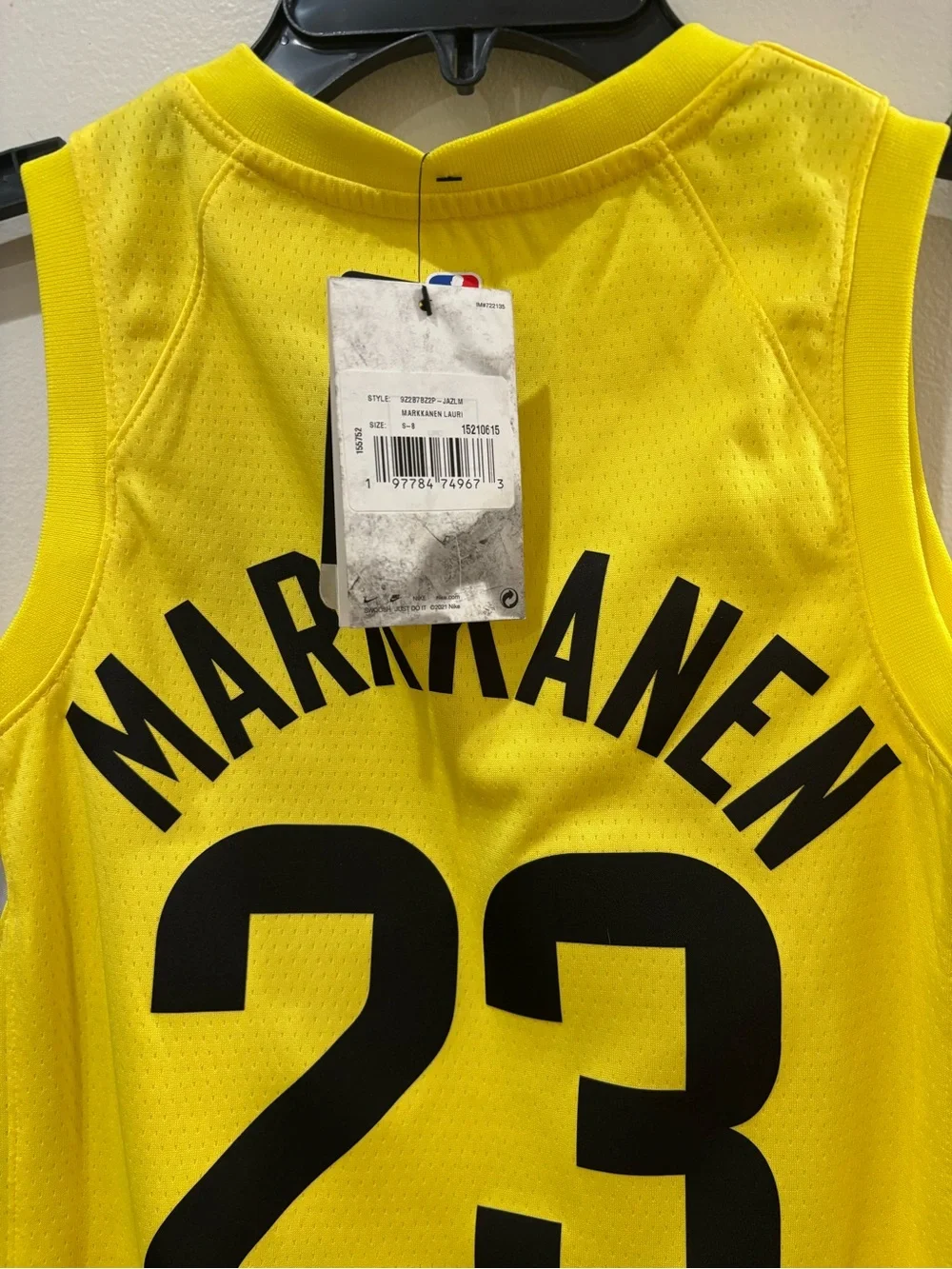 New Utah Jazz Markkanen Youth Jersey Small